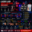 Kit Luz LED Anti-Colisão para Carros – 7 Cores