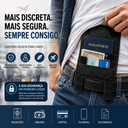 Carteira Oculta para Cinto – Porta-Passaporte.