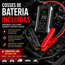 Compressor de Ar Portátil 6 em 1 com Arranque de Bateria 12V