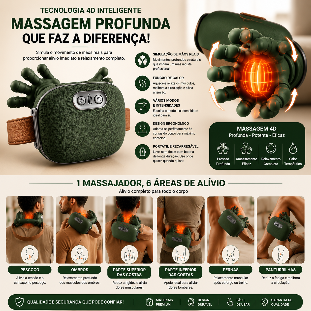 Massajador Deep Relax